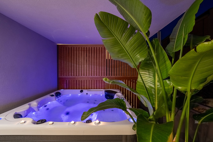 vasca jacuzzi su terrazza 