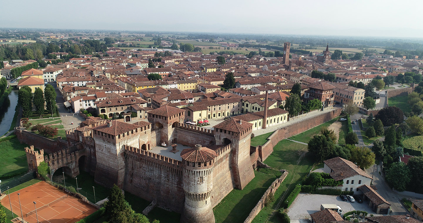 Vista panoramica di Soncino (CR)